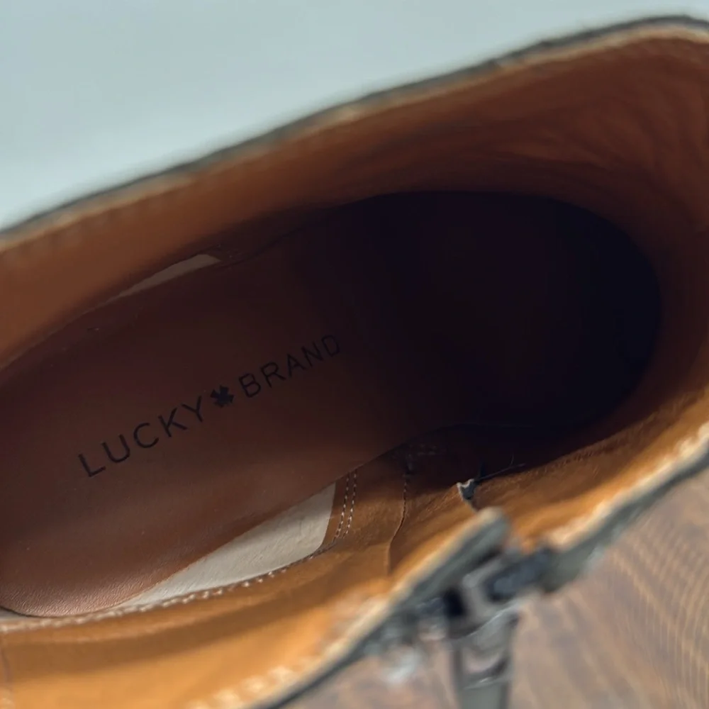 LUCKY BRAND Zanta Nubuck Booties